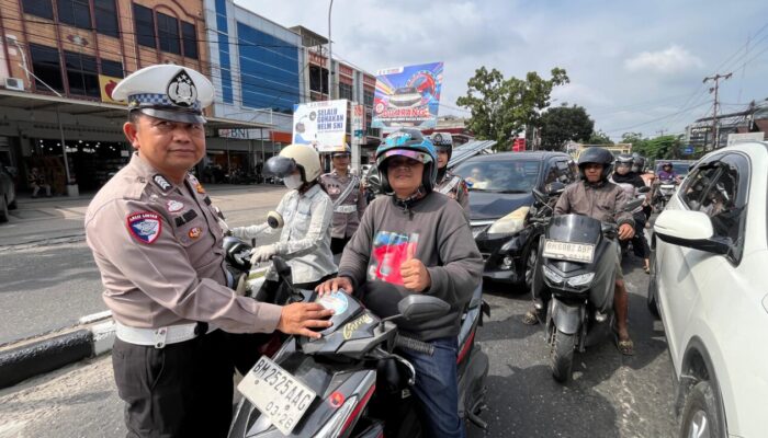 Ops Keselamatan Lancang Kuning 2026, Subsatgas Binluh Intensifkan Edukasi dan Penertiban Lalu Lintas di Pekanbaru
