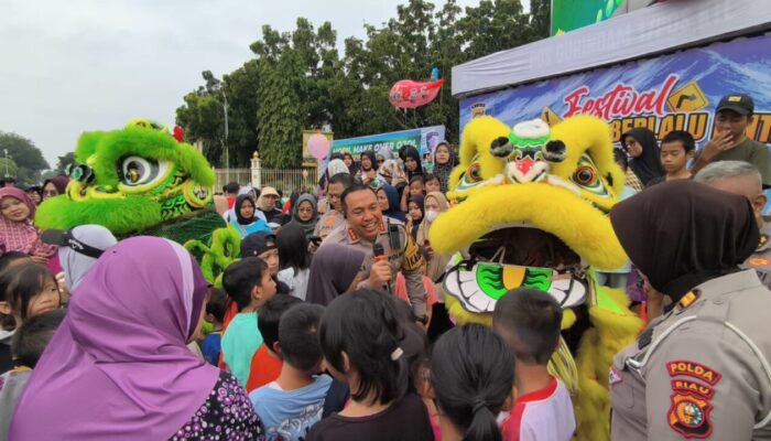 Semarak Festival Keselamatan, Ditlantas Polda Riau Gaungkan Budaya Tertib Lalu Lintas di CFD Pekanbaru