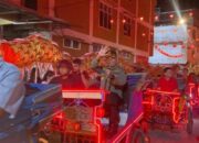 Atraksi Barongsai dan Naga Liong Semarakkan Imlek 2577, Polres Inhu Siaga Penuh