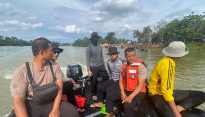 Jelang Balimau Kasai, Polres Kampar Siagakan Patroli Air di Sungai Kampar
