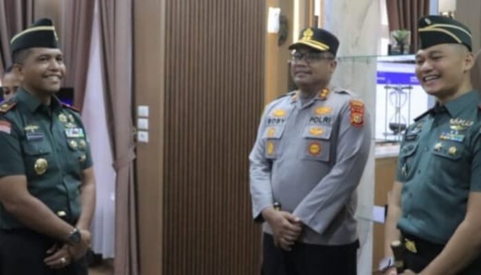 Danrem 031/WB Sambangi Polres Kampar, Perkuat Soliditas TNI-Polri Jaga Kamtibmas