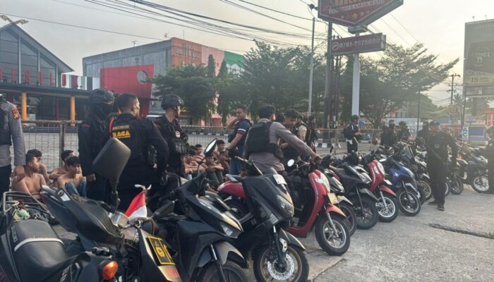 Patroli Asmara Subuh, Petugas Amankan 43 Motor Brong dan 62 Remaja
