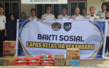 Berbagi dan Menguatkan, Lapas Pekanbaru Gelar Bakti Sosial di Dua Panti