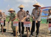 Wujudkan Ketahanan Pangan, Polres Kampar Bersama Forkopimda Tanam Jagung di Bangkinang