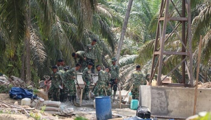 Perkuat Akses Desa, Kodim 0313/KPR Ikuti Peresmian 218 Jembatan Garuda oleh Prabowo Subianto