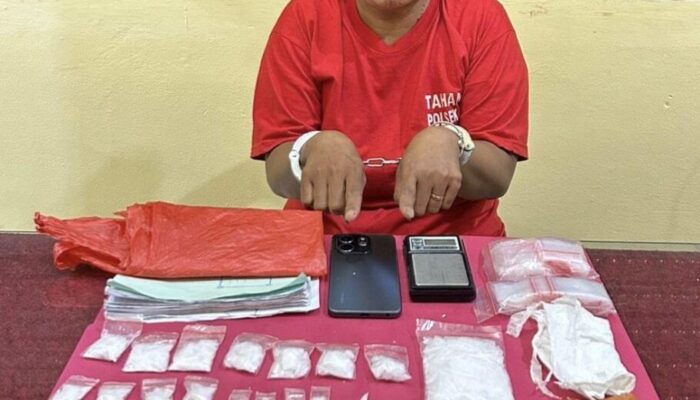 Emak-Emak 52 Tahun di Lirik Diduga Jadi Bandar Sabu dan Ekstasi, Polisi Amankan 104 Gram Sabu
